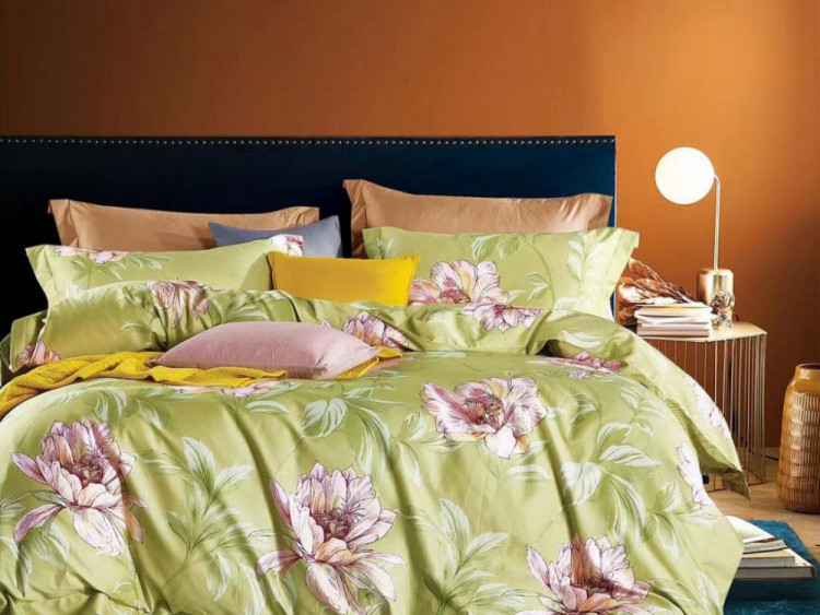 Постельное белье из египетского хлопка ASABELLA 1908-7 50х70 (2шт) и 70х70 (2шт) семейное