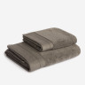 Комплект полотенец из микрокоттона GERMAN GRASS Grey Balance Grass 40х70 (1шт), 70х140 (1шт)