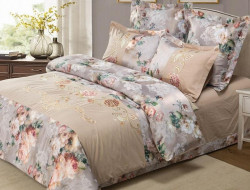 Постельное белье из сатина с вышивкой  SAILID D-216-2 2-спальное