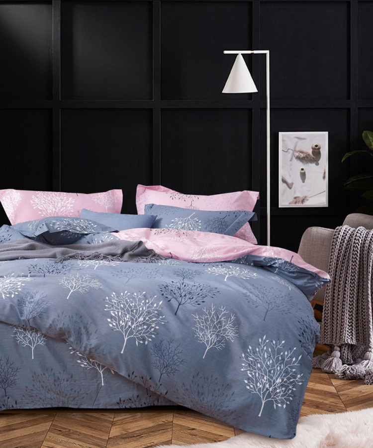 Постельное белье из твил-сатина в ПВХ TANGO броуси 50х70 (2шт) евро