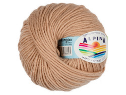 Пряжа ALPINA MARGO №04 бежевая 100% мериносовая шерсть 10 шт х 50 гр, 75 м +/- 4 м