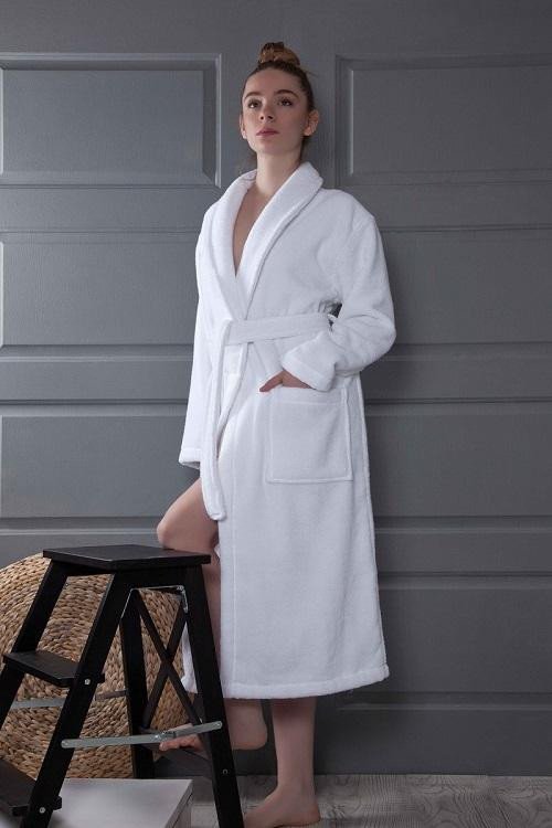 Халат женский KARNA BONAR белый XXXL