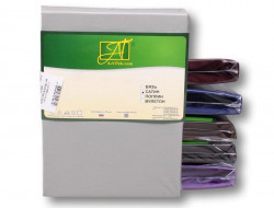 Комплект сатиновых наволочек АЛЬВИТЕК стальной 70х70 (2шт)