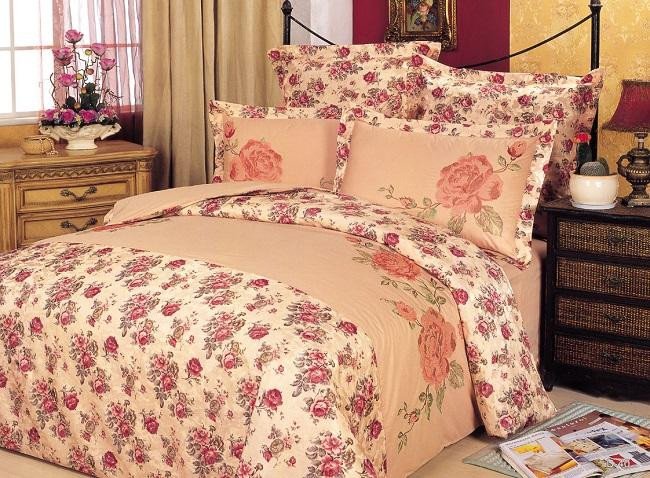 Постельное белье из сатина с вышивкой и гобеленом САЙЛИД D-40 евро