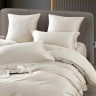 Постельное белье фланелевое из тенсела ASABELLA Взбитые сливки 50х70 (2шт) и 70х70 (2шт) семейное