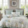 Постельное белье фланелевое из тенсела ASABELLA Бабочки в цветах 50х70 (2шт), 70х70 (2шт) семейное