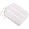 Покрывало хлопковое LUXBERRY 06282 CANDY экрю-розовое-голубое 220х240