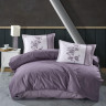 Постельное белье из DELUXE DARK ранфорса KARVEN N028 SUAVE LILAC V-3 50х70 (2шт) 1,5-спальное