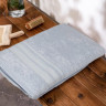 Полотенце махровое хлопковое KARVEN PETEK BORDUR DUZ H5160 LUX COTTON acik mavi 70х140