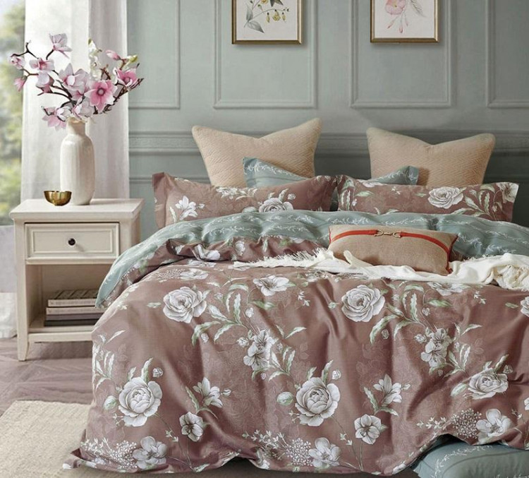 Постельное белье двухстороннее из твила TANGO TPIG-1163 50х70 (2шт), 70х70 (2шт) евро