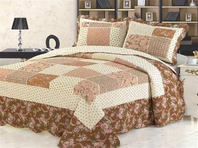 Покрывало детское с наволочкой хлопковое TANGO PATCHWORK MIDI PW-34 180х220