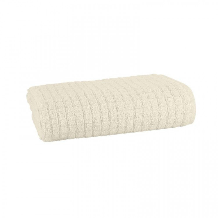 Полотенце махровое TAC DARBY DARK KREM кремовое 50х90
