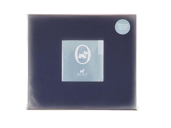 Простыня из перкали BOVI 05044 БАЗОВАЯ синяя 220х240