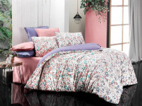 Постельное белье из фланели SAREV TAMARA PEMBE 1,5-спальное