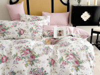 Постельное белье из сатина TANGO розарий 50х70 (2шт) 1,5-спальное Постельное белье из сатина TANGO розарий 50х70 (2шт) 1,5-спальное