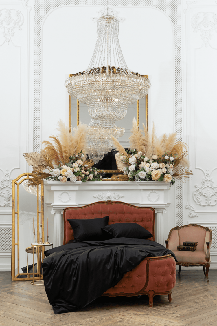 Постельное белье GERMAN GRASS DIAMOND BLACK GRASS 50х70 (2шт) евро