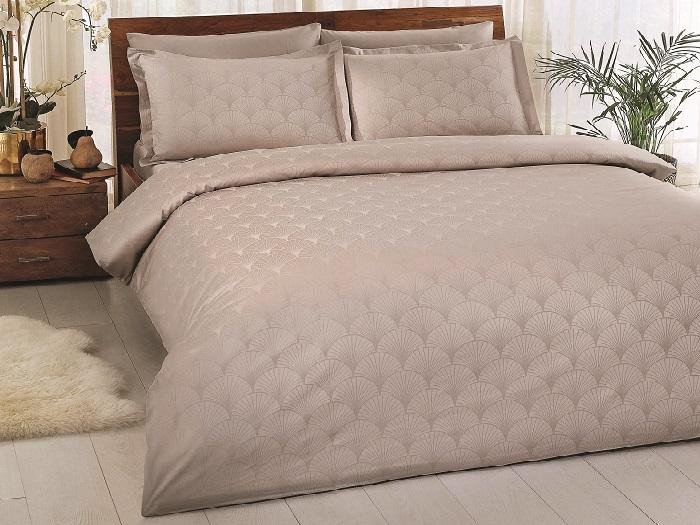 Постельное белье из LUX жаккарда в PVC TAC CROSS vizon евро