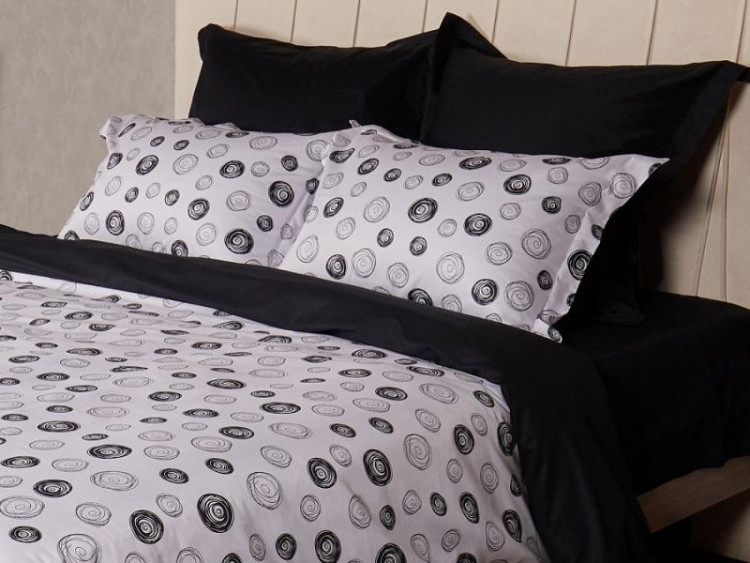 Постельное белье двухстороннее из сатина SAILID BL-17-1 1,5-спальное