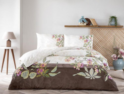 Постельное белье из ранфорса TAC RANFORCE JUDY розовое 1,5-спальное