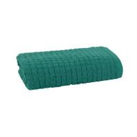 Полотенце махровое TAC DARBY DARK GREEN темно-зеленое 70х140