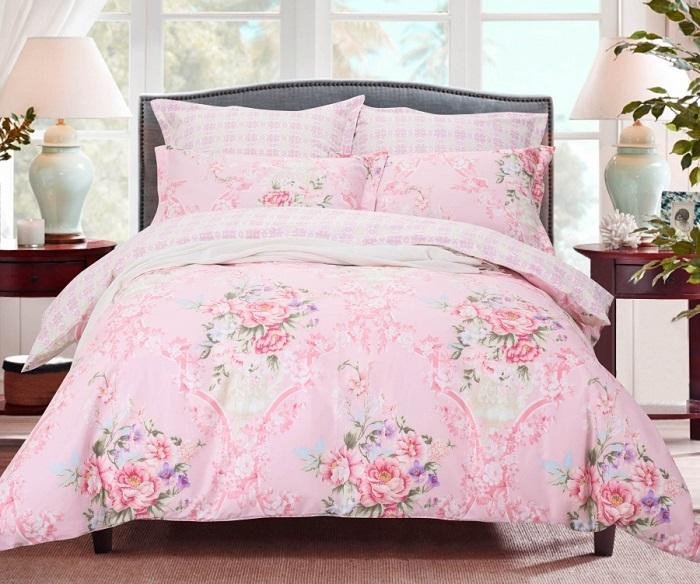 Постельное белье из сатина печатного САЙЛИД B-185 семейное