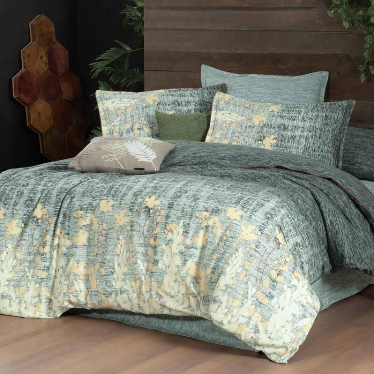 Постельное белье из фланели SAREV BIRDIE YESIL 1,5-спальное