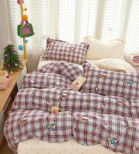 Постельное белье из твил-сатина TANGO китти 50х70 (2шт) 1,5-спальное