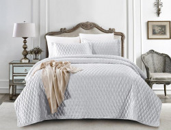 Покрывало с наволочками тонкое велюровое TANGO ARABESQUE ARA-12 240х260