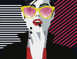 Кристальная (алмазная) мозаика ФРЕЯ ALV-111 Глянец модного журнала