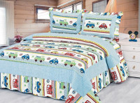 Покрывало с наволочками хлопковое TANGO PATCHWORK PW333-198 230х250