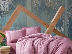 Постельное белье из ранфорса KARVEN N023 RISA DUSTY ROSE V-2 50х70 (2шт), 70х70 (2шт) евро