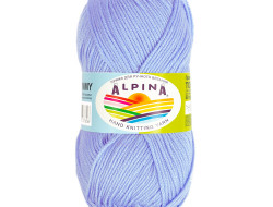 Пряжа ALPINA TOMMY №026 светло-сиреневая 100% микнес 10 шт х 50 гр, 130 м +/- 10 м