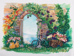 Набор для вышивания PANNA Живая картина JK-2088 ПРОВАНС 33х23,5