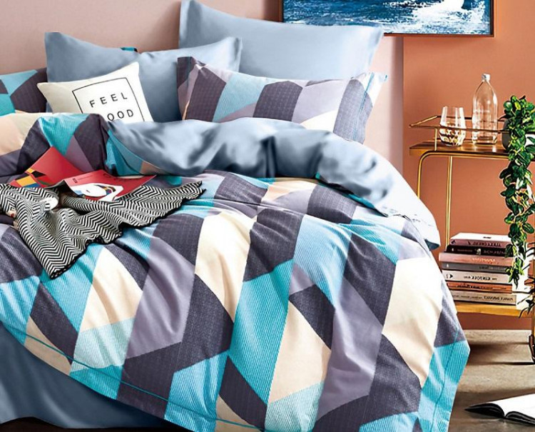 Постельное белье двухстороннее из твил-сатина SAILID BP-96-2 2-спальное