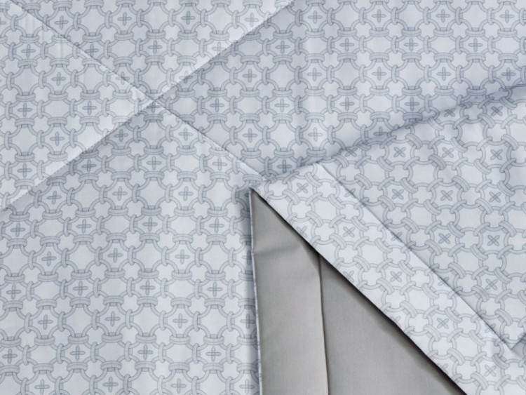 Постельное белье с летним одеялом из египетского хлопка Premium ASABELLA 2155-OMP 50х70 (2шт) евро