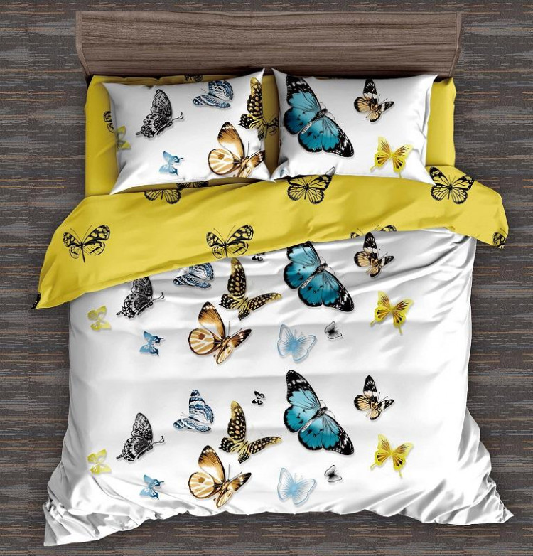 Постельное белье из микросатина TANGO DREAM FLY DF-335-70 70х70 (2шт) 2-спальное