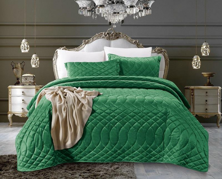 Покрывало с наволочками тонкое велюровое TANGO ROXETTE ROX-11 240х260