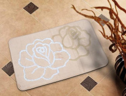 Коврик из микрофибры 3D TANGO ДВЕ РОЗЫ 13025-05 50х80