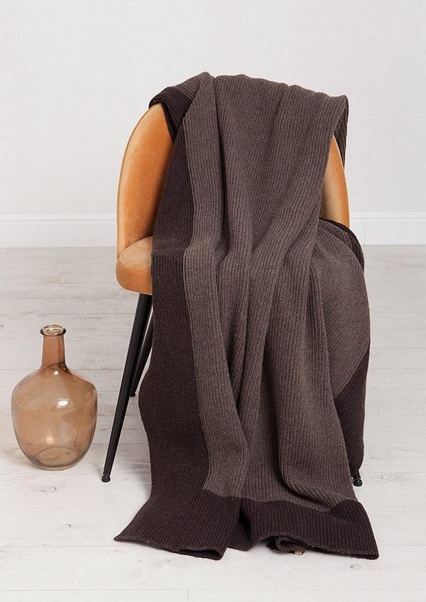 Плед LUXBERRY LUX 57 шоколадный 130х170