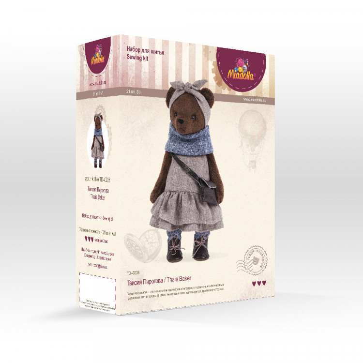 Набор для изготовления игрушки Miadolla TD-0236 Таисия Пирогова