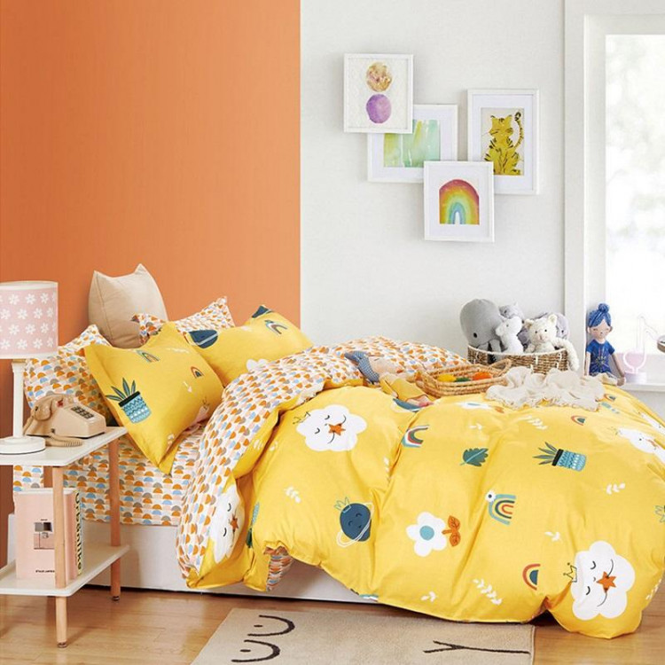 Постельное белье двухстороннее из твила TANGO TPIG-1382 50х70 (2шт), 70х70 (2шт) евро