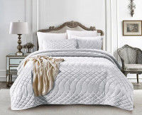 Покрывало с наволочками тонкое велюровое TANGO ROXETTE ROX-12 240х260