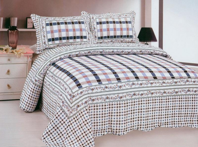 Покрывало с наволочками хлопковое TANGO PATCHWORK PW333-200 230х250