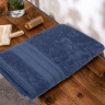 Полотенце махровое хлопковое KARVEN PETEK BORDUR DUZ H5160 LUX COTTON lacivert 70х140