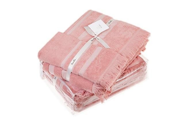 Полотенце хлопковое махровое DEVILLA 04750 ISLAND коралл 70х140