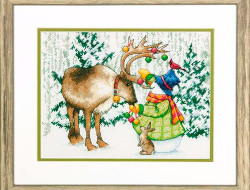 Набор для вышивания DIMENSIONS 70-08947 Северный олень 23x30 см