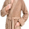 Халат из триги KARNA TIFANY кофейный XL