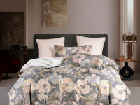 Постельное белье из египетского хлопка Premium ASABELLA Золотой вихрь 50х70 (2шт) и 70х70 (2шт) евро