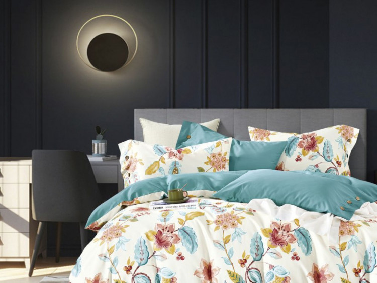 Постельное белье из египетского хлопка ASABELLA 1913-6 50х70 (2шт) и 70х70 (2шт) евро