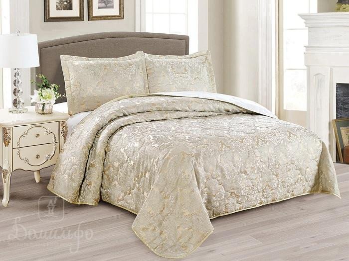 Покрывало стеганое жаккардовое с наволочками CLEO GABRIELLA-001 240х260Н